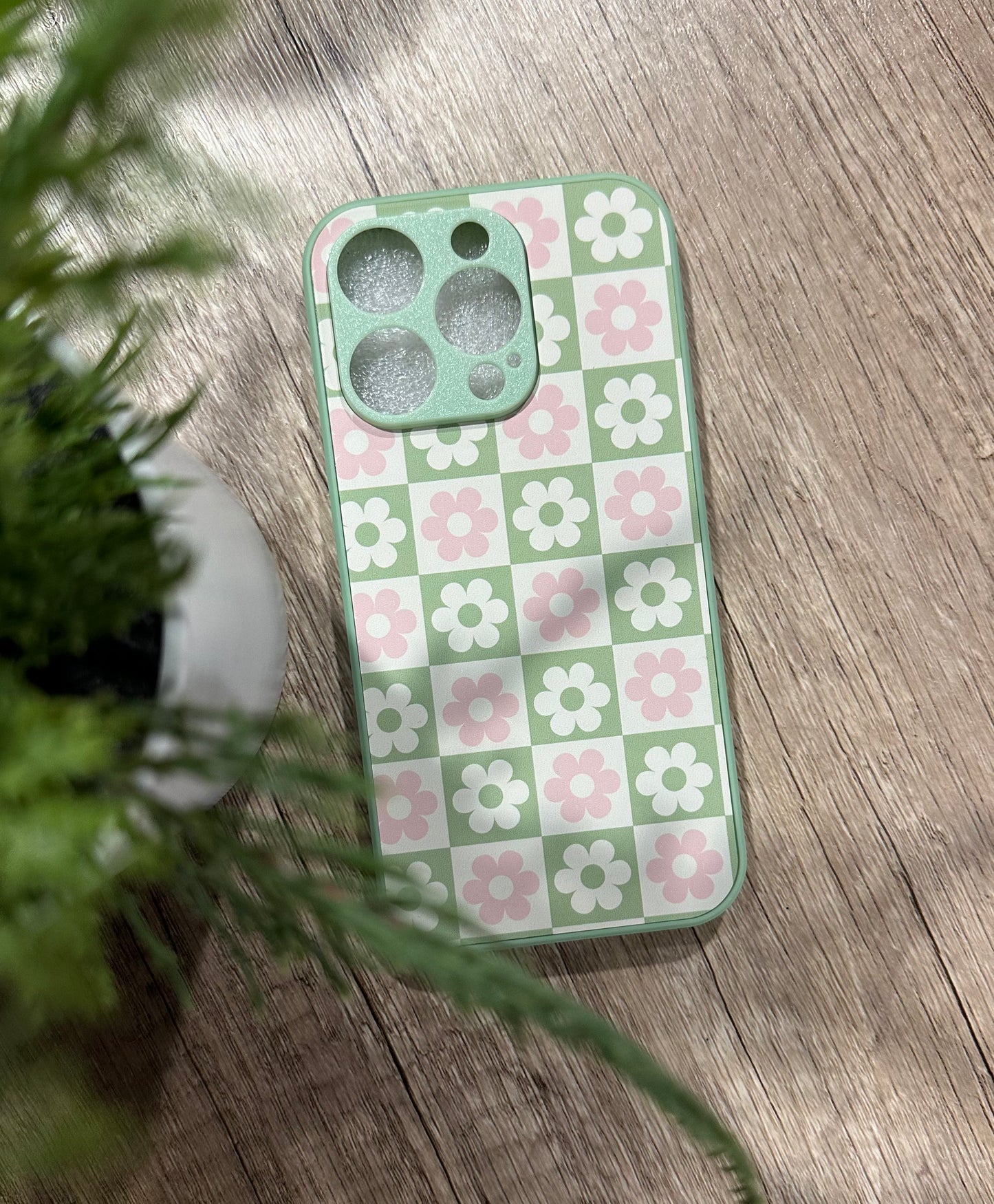 iPhone Case - Pink & Green