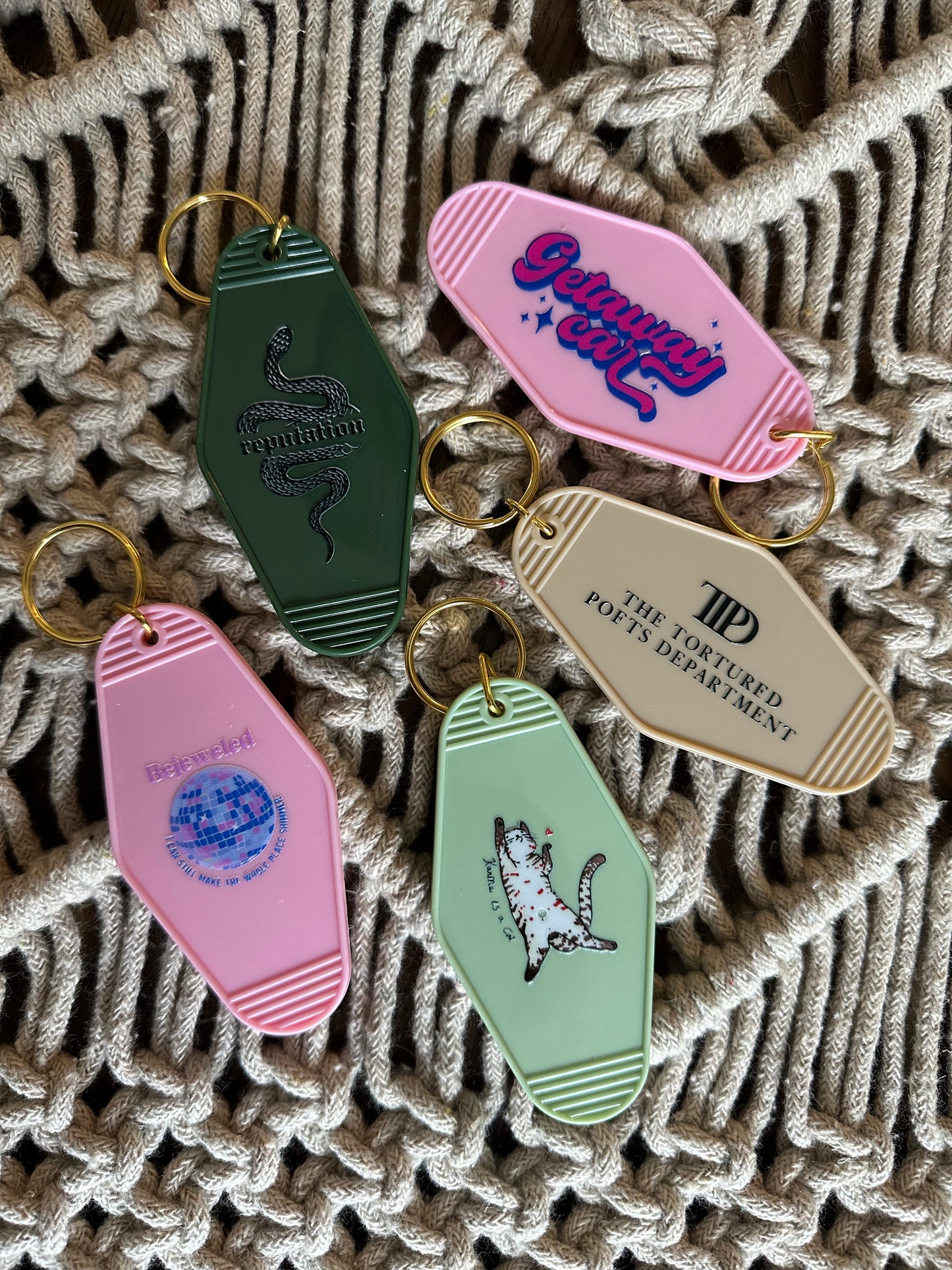 Motel Keychains