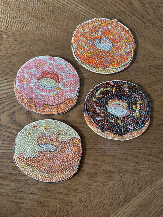 Donut Coasters